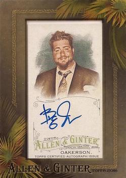 2016 Topps Allen & Ginter - Framed Mini Non-Baseball Autographs #AGA-JO Jay Oakerson Front