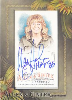 2016 Topps Allen & Ginter - Framed Mini Non-Baseball Autographs #AGA-NL Nancy Lieberman Front