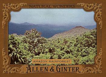 2016 Topps Allen & Ginter - Natural Wonders #NW-5 Amazon Rainforest Front