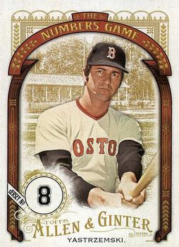 2016 Topps Allen & Ginter - The Numbers Game #NG-5 Carl Yastrzemski Front