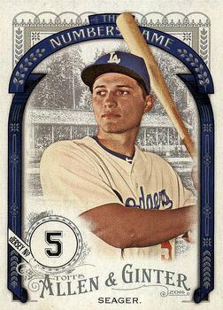 2016 Topps Allen & Ginter - The Numbers Game #NG-6 Corey Seager Front