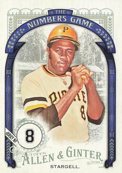 2016 Topps Allen & Ginter - The Numbers Game #NG-12 Willie Stargell Front