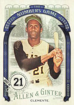 2016 Topps Allen & Ginter - The Numbers Game #NG-60 Roberto Clemente Front