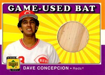 2001 Upper Deck Decade 1970's - Game-Used Bats #B-DC Dave Concepcion Front