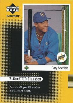 2001 Upper Deck Evolution - e-Card Classics #EC2 Gary Sheffield Front