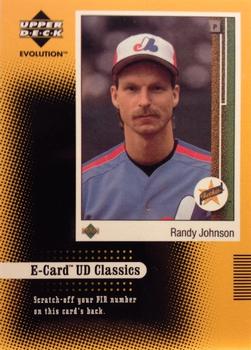 2001 Upper Deck Evolution - e-Card Classics #EC3 Randy Johnson  Front