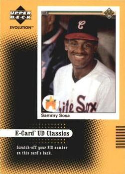 2001 Upper Deck Evolution - e-Card Classics #EC4 Sammy Sosa Front