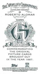 2016 Topps Allen & Ginter - Mini A & G Back #69 Roberto Alomar Back