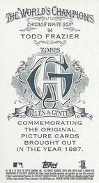 2016 Topps Allen & Ginter - Mini A & G Back #94 Todd Frazier Back
