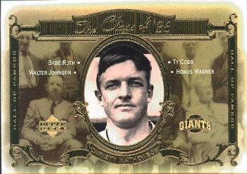 2001 Upper Deck Hall of Famers - The Class of '36 #C3 Christy Mathewson  Front