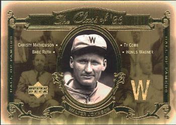 2001 Upper Deck Hall of Famers - The Class of '36 #C4 Walter Johnson  Front