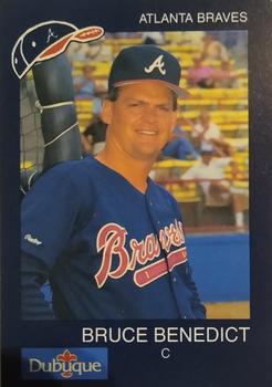 1989 Dubuque Atlanta Braves #NNO Bruce Benedict Front
