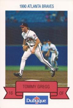 1990 Dubuque Atlanta Braves #NNO Tommy Gregg Front