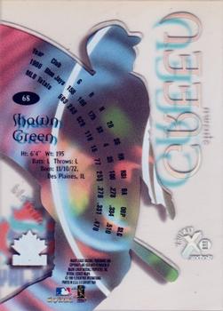1999 SkyBox E-X Century #68 Shawn Green Back