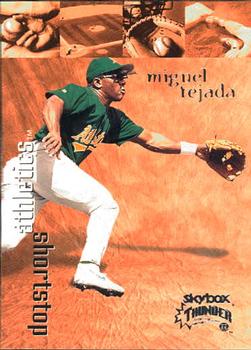 1999 SkyBox Thunder #6 Miguel Tejada Front