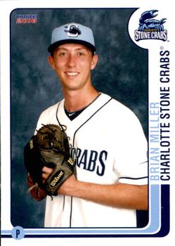 2016 Choice Charlotte Stone Crabs #15 Brian Miller Front