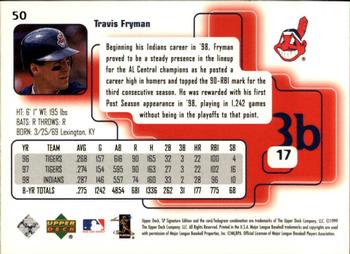 1999 SP Signature Edition #50 Travis Fryman Back