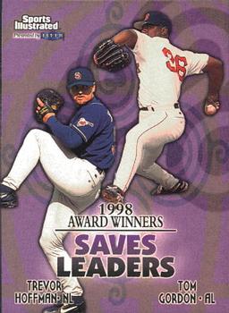 1999 Sports Illustrated #17 Saves Leaders (Trevor Hoffman / Tom Gordon) Front