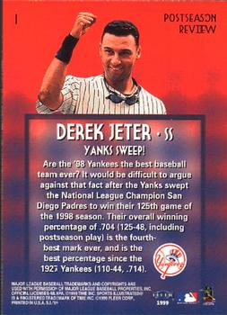1999 Sports Illustrated #1 Yankees Back