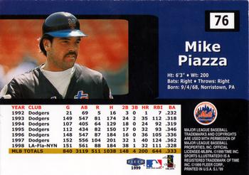 1999 Sports Illustrated #76 Mike Piazza Back