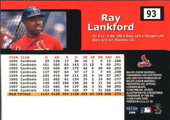 1999 Sports Illustrated #93 Ray Lankford Back