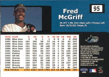 1999 Sports Illustrated #95 Fred McGriff Back