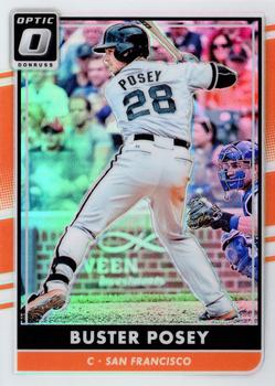 2016 Donruss Optic - Holo #155 Buster Posey Front