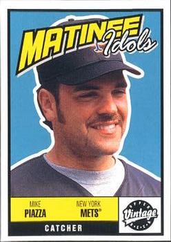 2001 Upper Deck Vintage - Matinee Idols #M5 Mike Piazza  Front