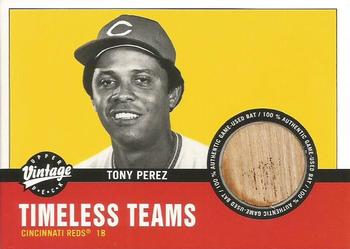 2001 Upper Deck Vintage - Timeless Teams #CI2-TP Tony Perez Front