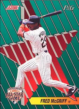 1992 Score Procter & Gamble #11 Fred McGriff Front