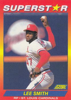 1992 Score 100 Superstars #28 Lee Smith Front