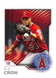 2017 Topps Stickers #9 C.J. Cron Front