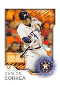 2017 Topps Stickers #13 Carlos Correa Front