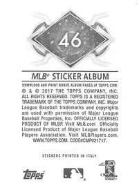 2017 Topps Stickers #46 Slider Back