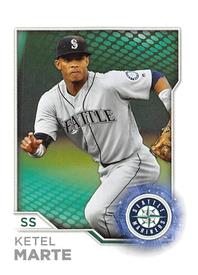 2017 Topps Stickers #50 Ketel Marte Front
