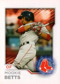 2017 Topps Stickers #84 Mookie Betts Front
