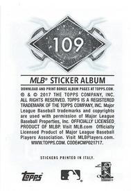 2017 Topps Stickers #109 Paws Back