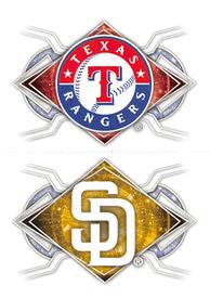 2017 Topps Stickers #142 Texas Rangers Front