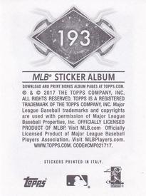 2017 Topps Stickers #193 Fredbird Back