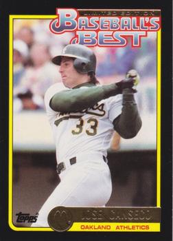 1992 Topps McDonald's Baseball's Best #22 Jose Canseco Front