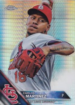 2016 Topps Chrome - Prism Refractor #60 Carlos Martinez Front