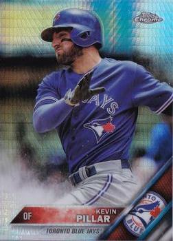 2016 Topps Chrome - Prism Refractor #102 Kevin Pillar Front