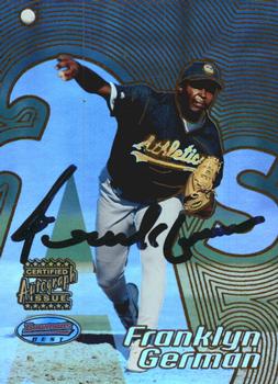 2002 Bowman's Best - Gold #111 Franklyn German Front