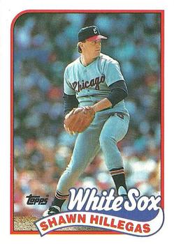 1989 Topps #247 Shawn Hillegas Front