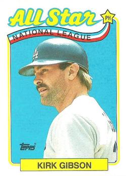 1989 Topps #396 Kirk Gibson Front