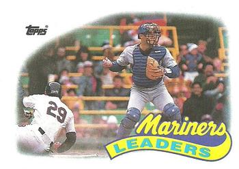 1989 Topps #459 Mariners Leaders Front
