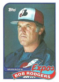 1989 Topps #474 Bob Rodgers Front