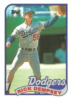 1989 Topps #606 Rick Dempsey Front