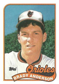1989 Topps #757 Brady Anderson Front