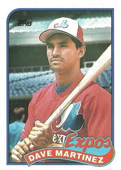 1989 Topps #763 Dave Martinez Front